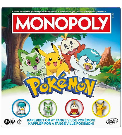 Hasbro Spil - Monopoly Pokemon