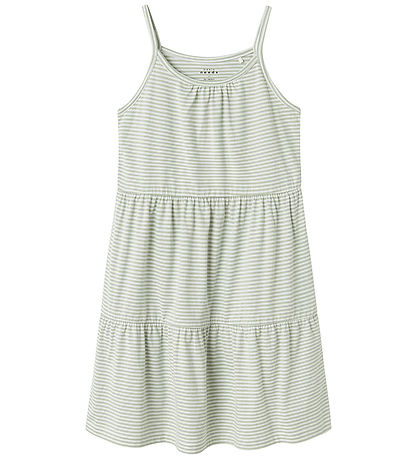 Name It Kjole - NkfVasita - Strap - Aqua Gray