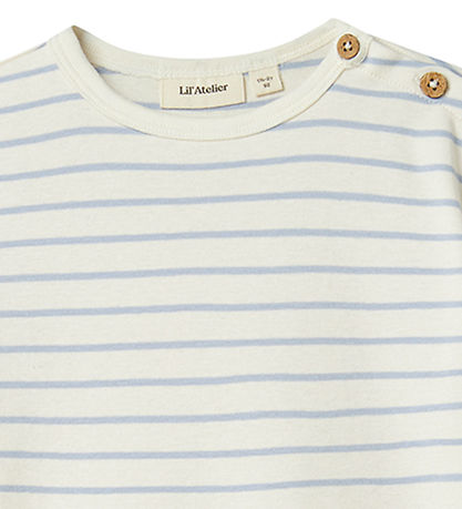 Lil' Atelier T-shirt - NmmGeo - Zen Blue