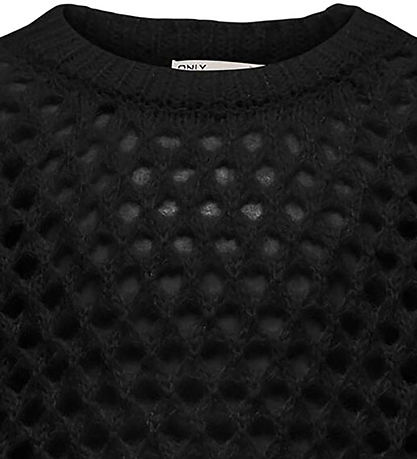 Kids Only Bluse - KogBillie - Strik - Black