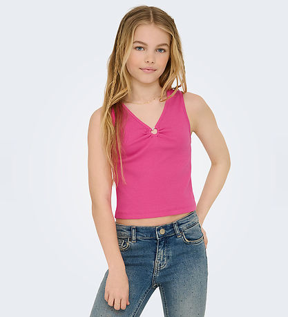 Kids Only Top - KogNessa - Fuchsia Fedora