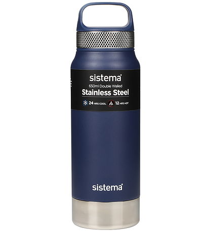 Sistema Termoflaske - Stainless Steel - 650 ml - Blå