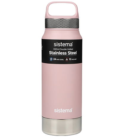 Sistema Termoflaske - Stainless Steel - 650 ml - Rosa