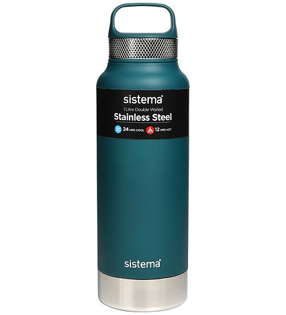 Sistema Termoflaske - Stainless Steel - 1L - Grøn