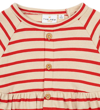 The New siblings Kjole - TnstNat - Poppy Red Striped