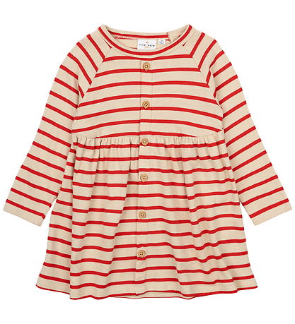 The New siblings Kjole - TnstNat - Poppy Red Striped