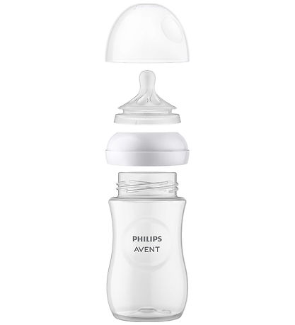 Philips Avent Sutteflaske - Natural Response - 260 ml - Klar/Gir