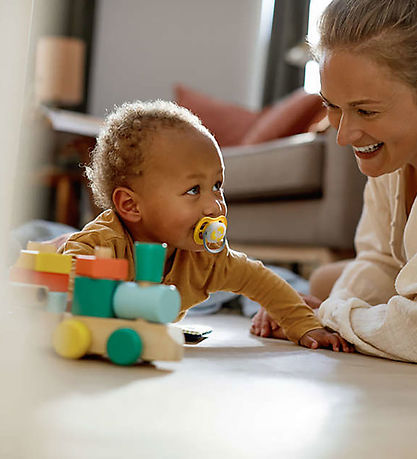 Philips Avent Sut - 2-pak - Ultra Air - Hvid/Gul m. Print