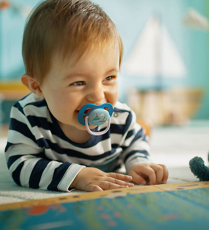 Philips Avent Sut - 2-pak - Ultra Air - Blå/Turkis m. Print