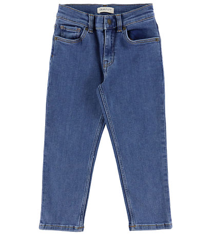 GANT Jeans - Slim Jeans - Mid Blue
