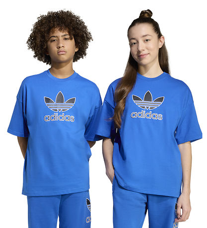 adidas Originals T-Shirt - Trefoil - Blå