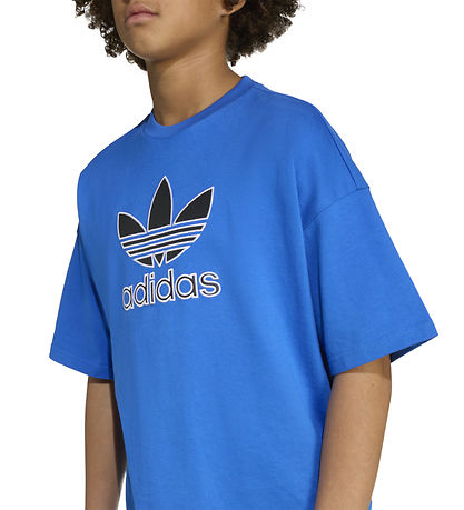 adidas Originals T-Shirt - Trefoil - Blå
