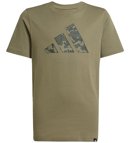 adidas Performance T-Shirt - J CAMO T - Olive