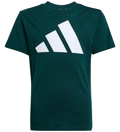 adidas Performance T-Shirt - J BL TEE 160 - AURIVY/WHITE