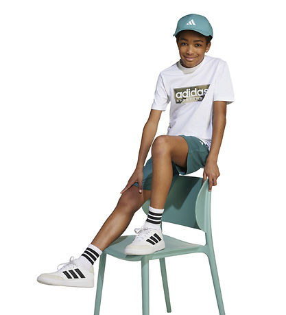 adidas Performance T-Shirt - B CAMO LIN - Hvid
