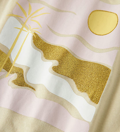 Name It T-shirt - NkfJekan - Bleached Sand