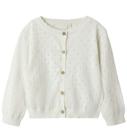 Lil Atelier Cardigan - Strik - NmfGliva - Coconut Milk