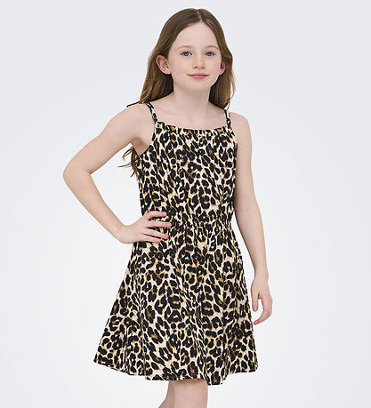 Kids Only Kjole - Noos - KogClara - Black/White Black Leo