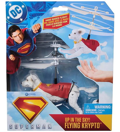 Superman Legetøjsfigur - Flying Krypto - 19cm