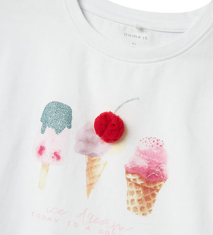 Name It T-shirt - NmfJosephina - Bright White