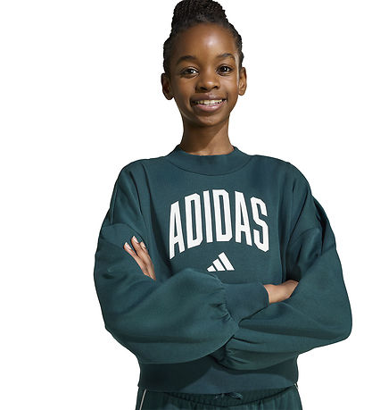 adidas Performance Sweatshirt - JG CLGT FT - Aurivy/Hvid