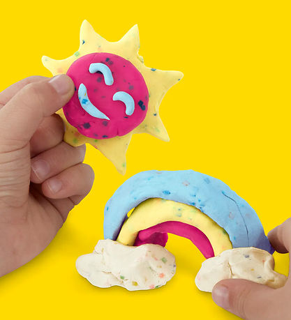 Play-Doh Modellervoks - 4-pak - 340g - Confetti Fun