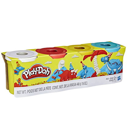 Play-Doh Modellervoks - 4-pak - 453g