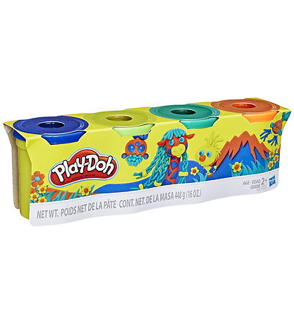 Play-Doh Modellervoks - 4-pak - 453g