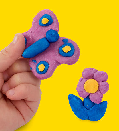 Play-Doh Modellervoks - 4-pak - 340g - Shimmery Metalli