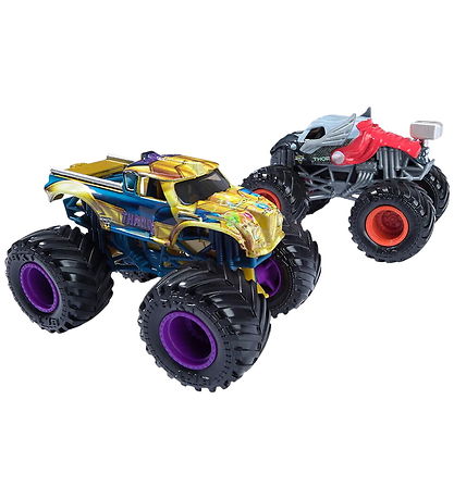 Monster Jam Truck - 1:64 - Marvel - 2-pak - Thanos vs Thor