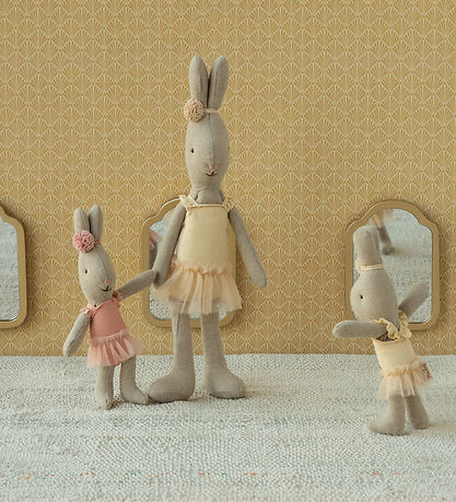 Maileg Hare - Mikro - Balletdragt Og Tylskørt - Rosa