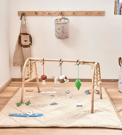 OYOY Aktivitetstæppe - Quiltet - Forest Activity Blanket