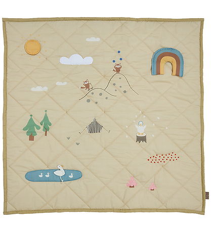 OYOY Aktivitetstæppe - Quiltet - Forest Activity Blanket