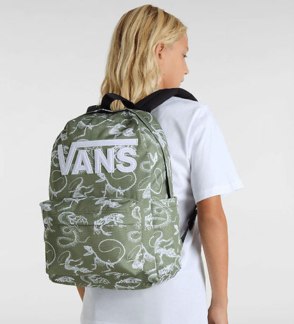 Vans Rygsæk - Old Skool Grom - Loden - Grøn/Hvid
