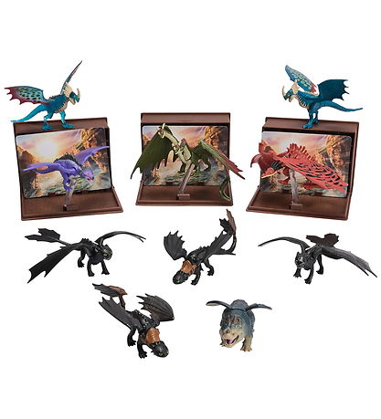 Dragons Legetøj - Asst. - Movie Mini Collectible Dragons