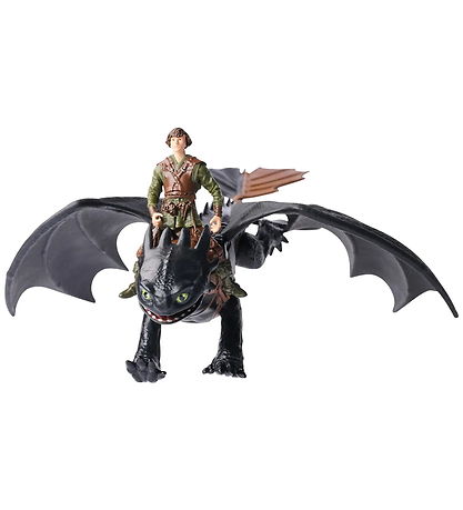 Dragons Legetøj - Movie Viking And Dragon - Toothless And Hiccup