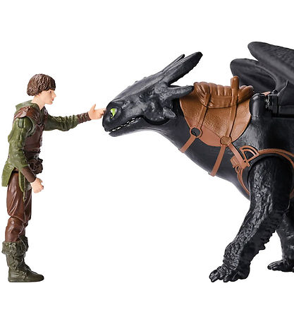 Dragons Legetøj - Movie Viking And Dragon - Toothless And Hiccup
