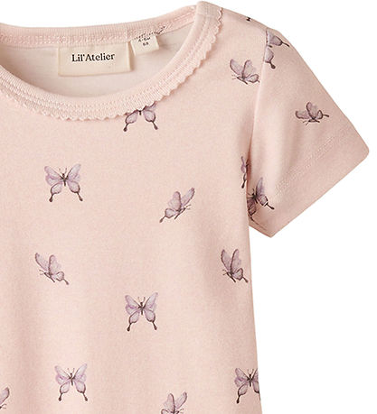 Lil Atelier Body k/æ - NbfGayo - Peach Blush/Butterfly