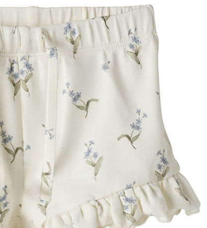 Lil' Atelier Shorts - NbfGayo - Coconut Milk/Forget Me Not