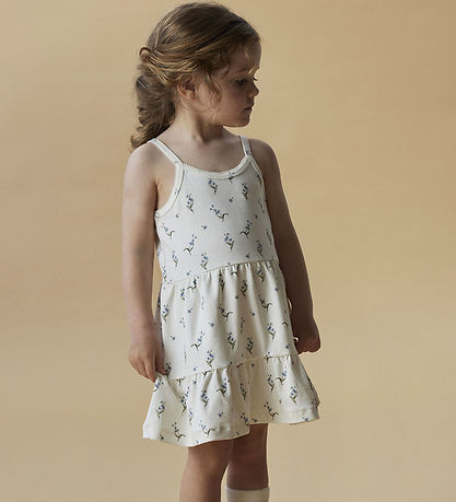 Lil' Atelier Kjole - NmfGayo - Coconut Milk/Forget Me Not