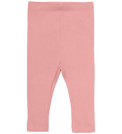 Minymo Leggings - Rib - Rosette