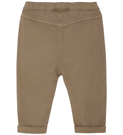 Minymo Bukser - Twill - Timber Wolf
