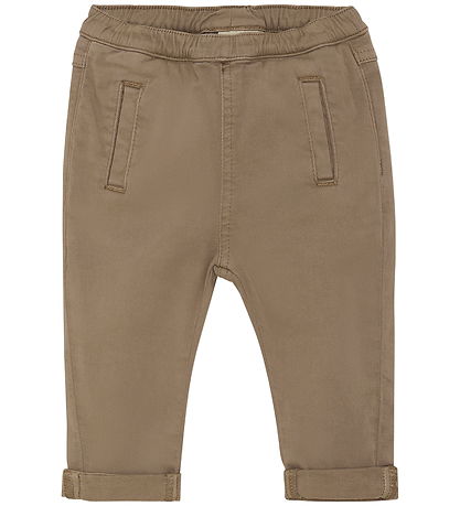 Minymo Bukser - Twill - Timber Wolf
