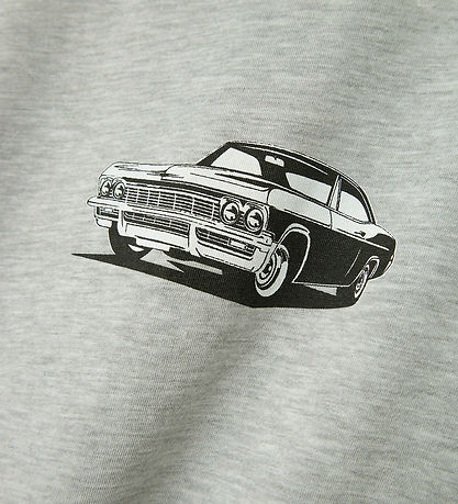 LMTD Bluse - NlmShostar - Light Gray Melange/Car