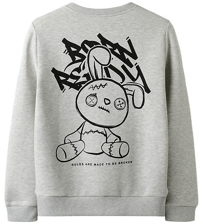 LMTD Sweatshirt - NlmEddy - Light Grey Melange