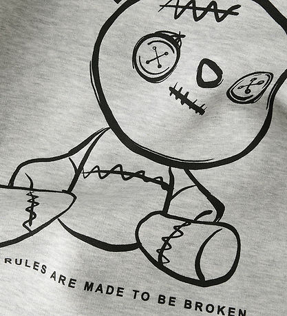 LMTD Sweatshirt - NlmEddy - Light Grey Melange