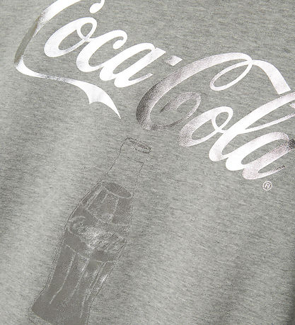 LMTD Sweatshirt - NlfSusi CocaCola - Grey Melange