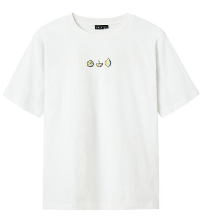LMTD T-shirt - NlmFuges - Bright White m. Print