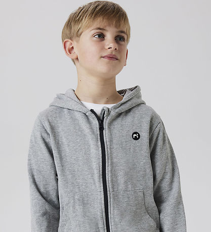 Name It Hættetrøje - Noos - Sweat - NkmVimo - Grey Melange