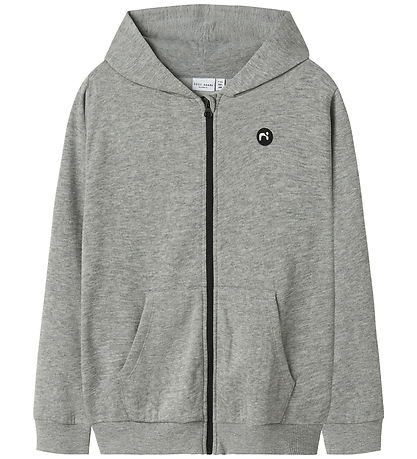 Name It Hættetrøje - Noos - Sweat - NkmVimo - Grey Melange
